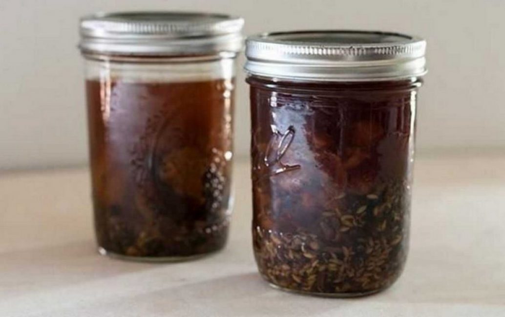 Une décoction d'écorce de viorne