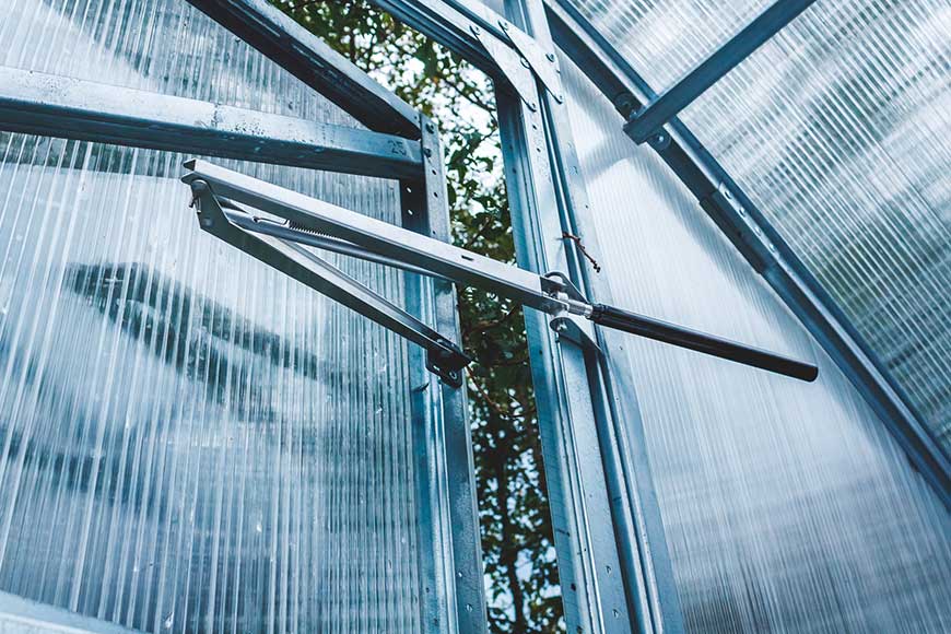 Ventilation de la serre