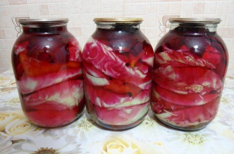 Produit fini chou mariné