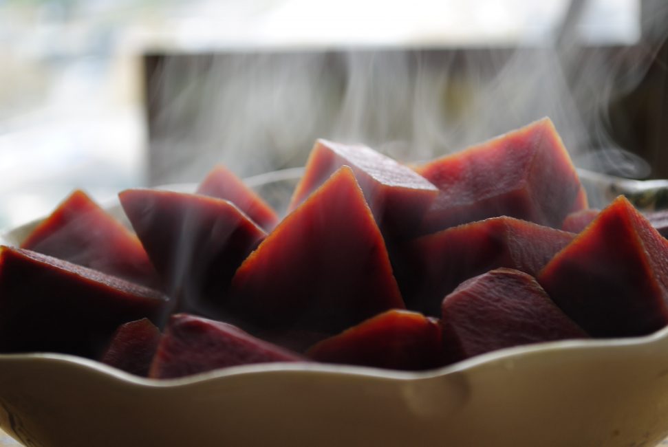 betteraves bouillies dans un bol