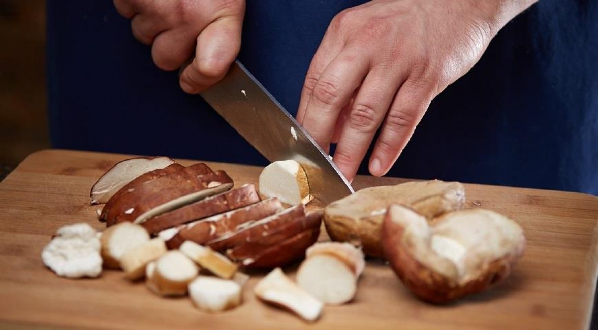 Assortiment de champignons émincés