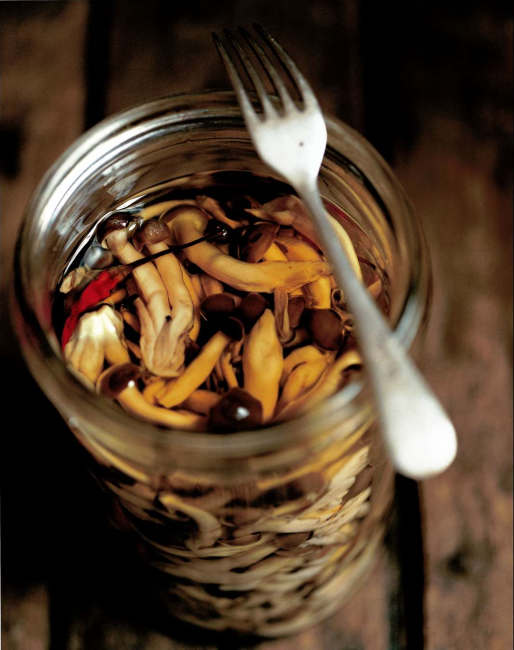 Champignons pour l'hiver à l'huile