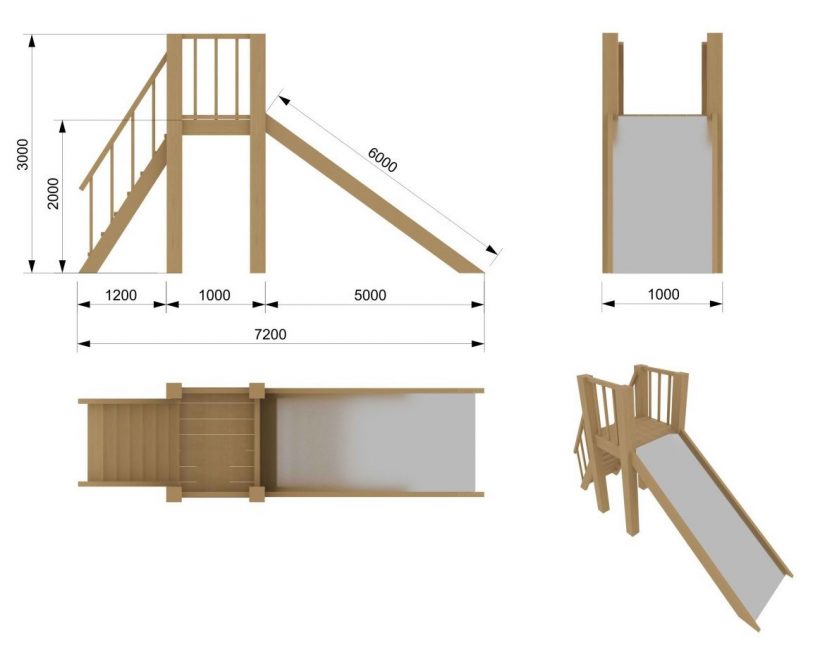 Un exemple de schéma de diapositives fini