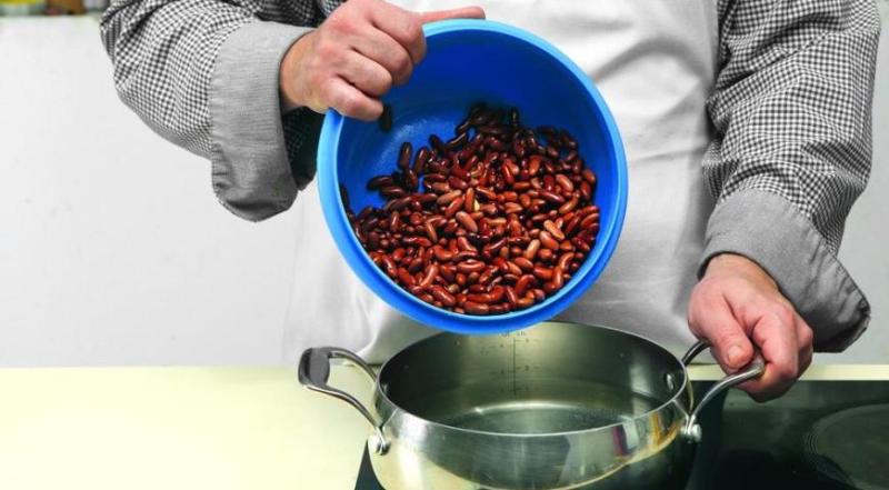 Précuire les haricots