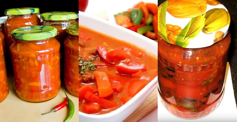 Salade de poivrons pour l'hiver