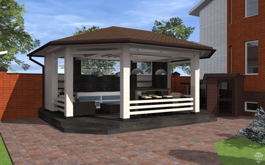  Ils sont constitués de triangles isocèles, basés sur les sommets du poteau de support.