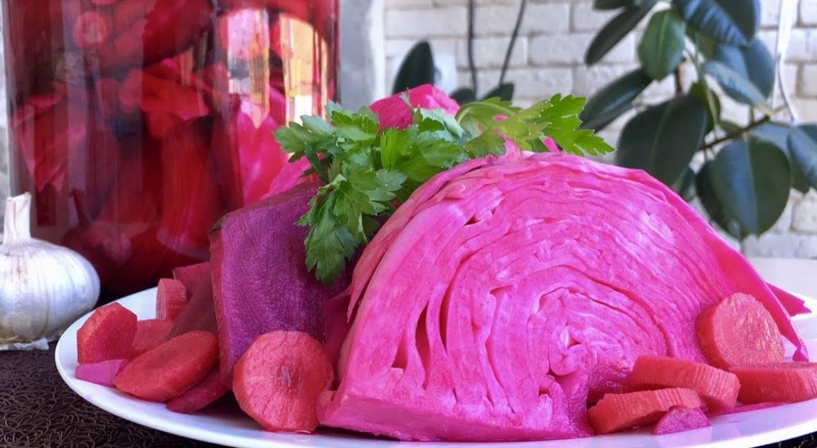 Betteraves marinées au chou