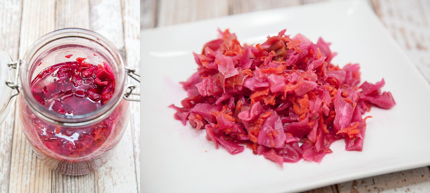 Chou-fleur mariné au chou