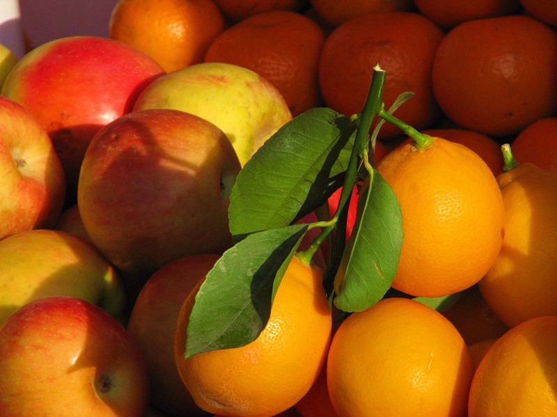 Citrons et pommes de Tachkent