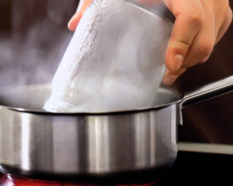 stérilisation à la vapeur