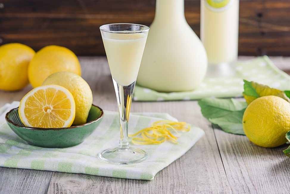 Liqueur de crème de citron au limocello