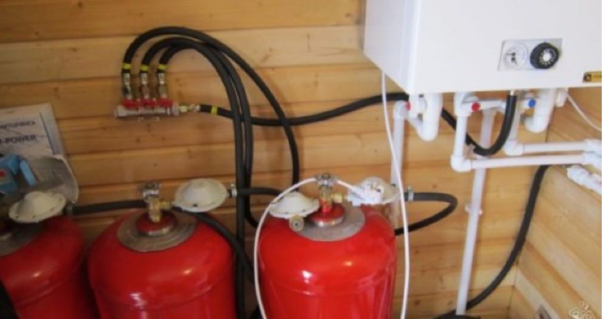 chauffage domestique sur bouteilles de gaz