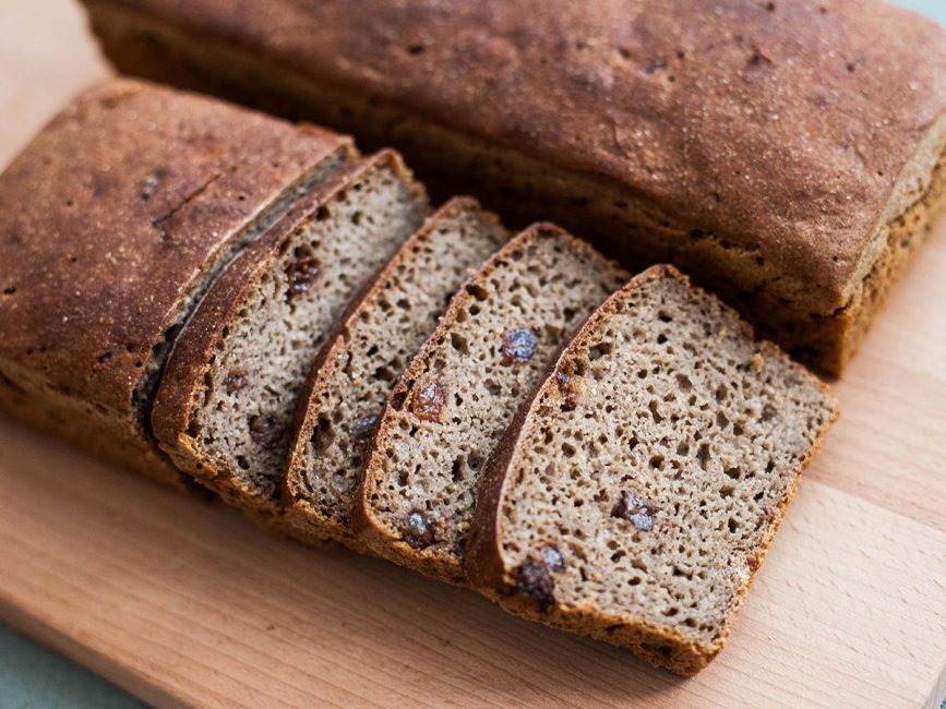 Le pain de seigle est cuit à une température plus élevée