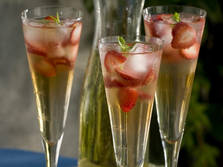 Coktail au champagne