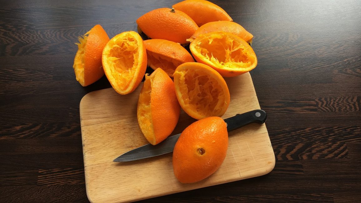 épluchure d'orange