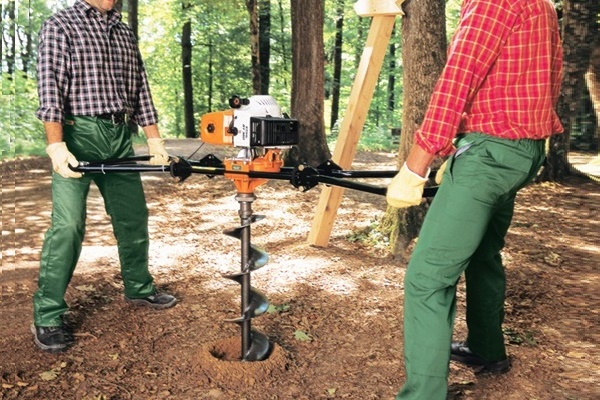 Forage à la tarière