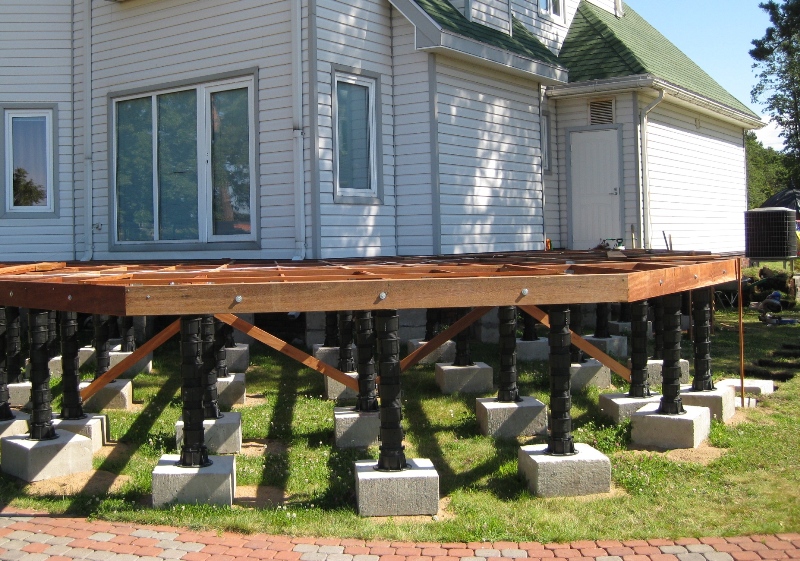 Exemple d'appareil sur racks hauts