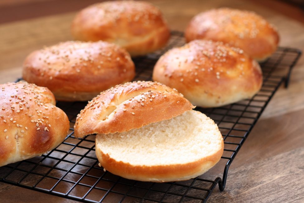 Petits pains pour hamburgers