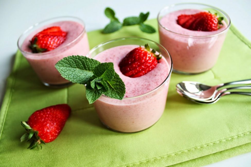 Mousse de framboise