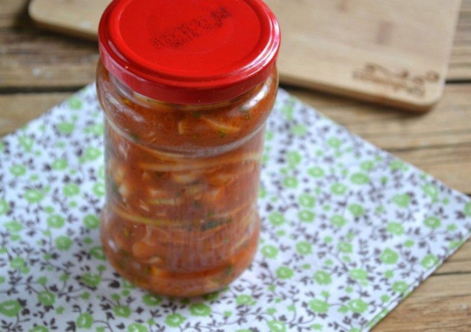 Apéritif oignon - tomate