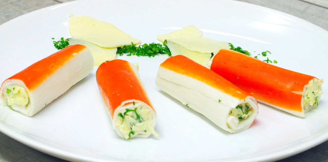 Rouleaux de crabe