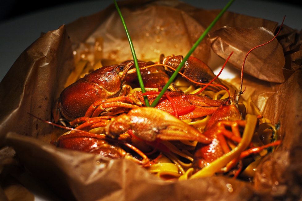 Écrevisses au four