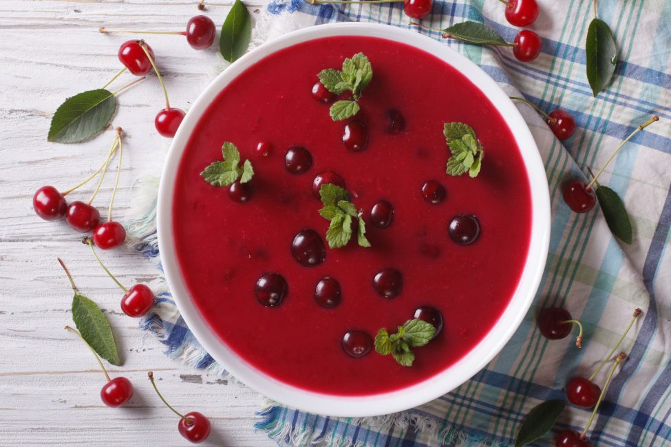 soupe aux cerises