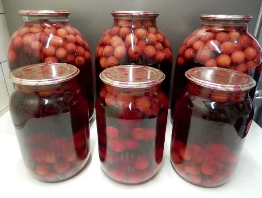 compote de cerises