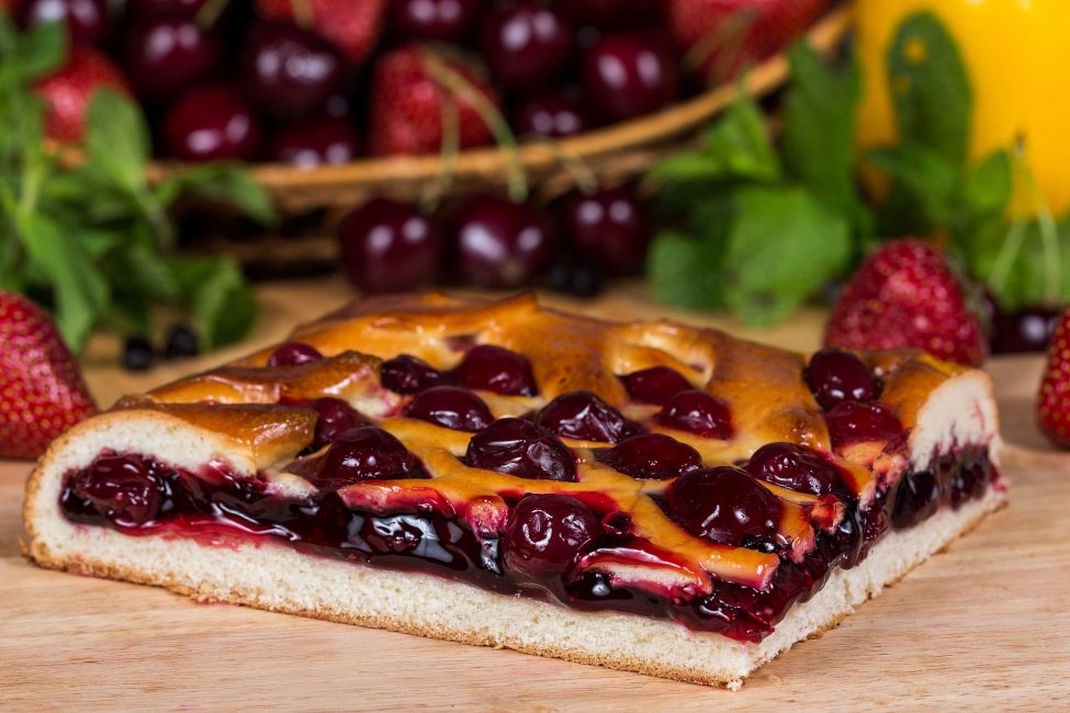 tarte aux cerises surgelée