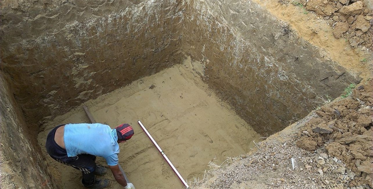 Préparation de la fosse