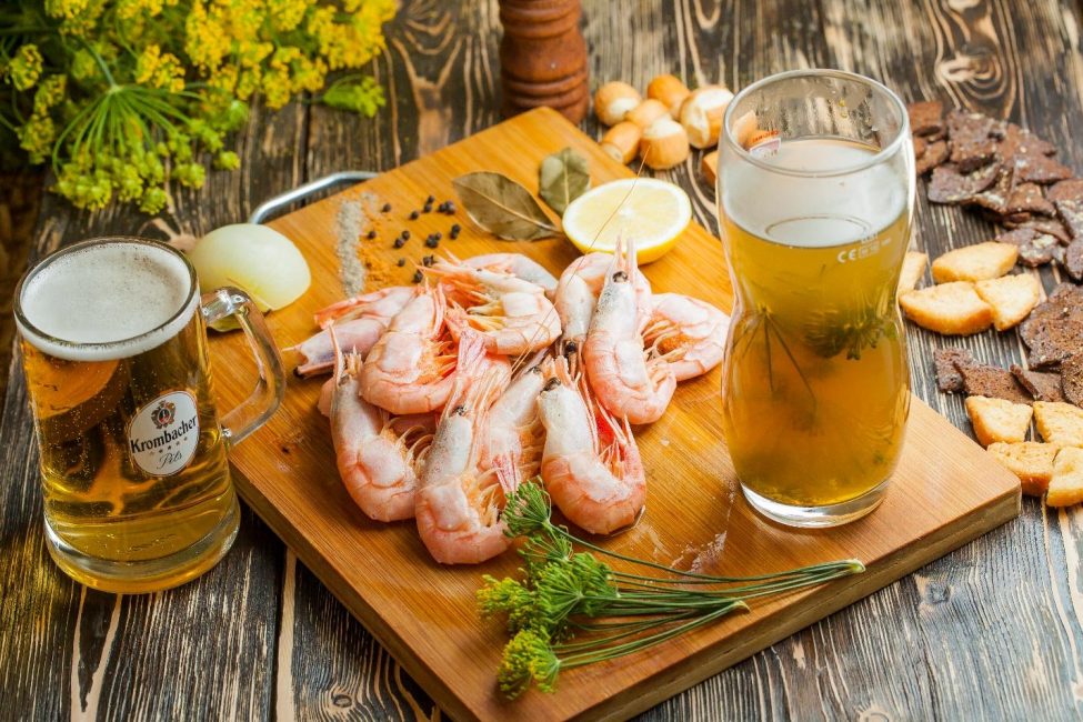 Apéritifs de fruits de mer