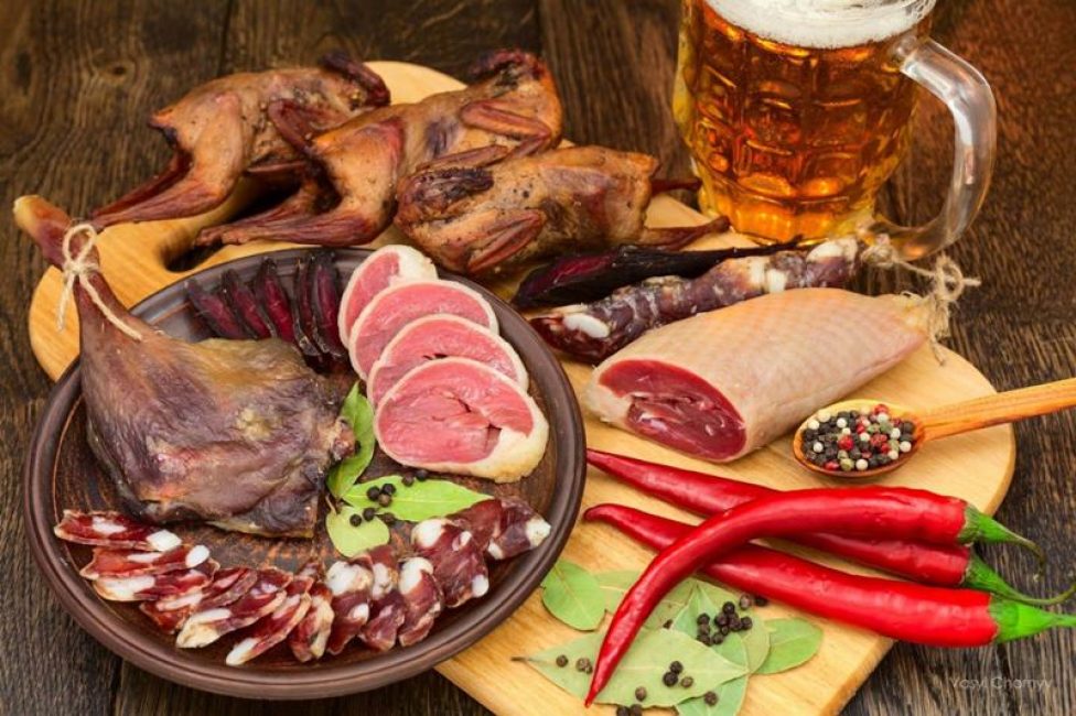 Snacks à base de viande