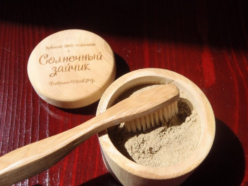 Poudre de dent comme engrais