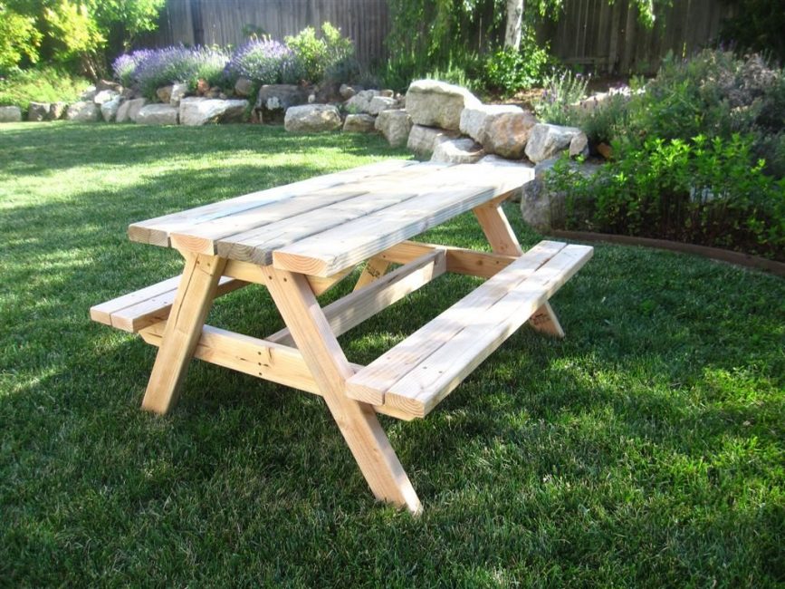 table de jardin