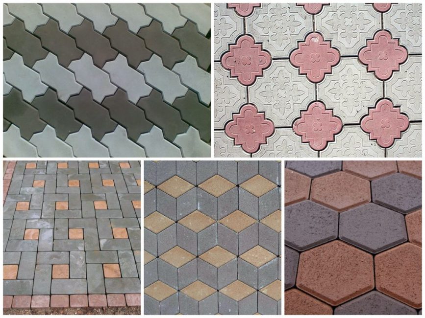 Types de dalles de pavage