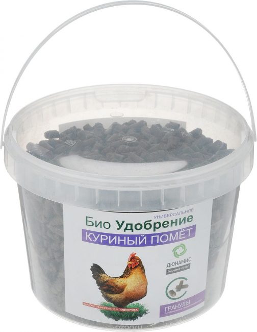 Fumier de poulet en granulés