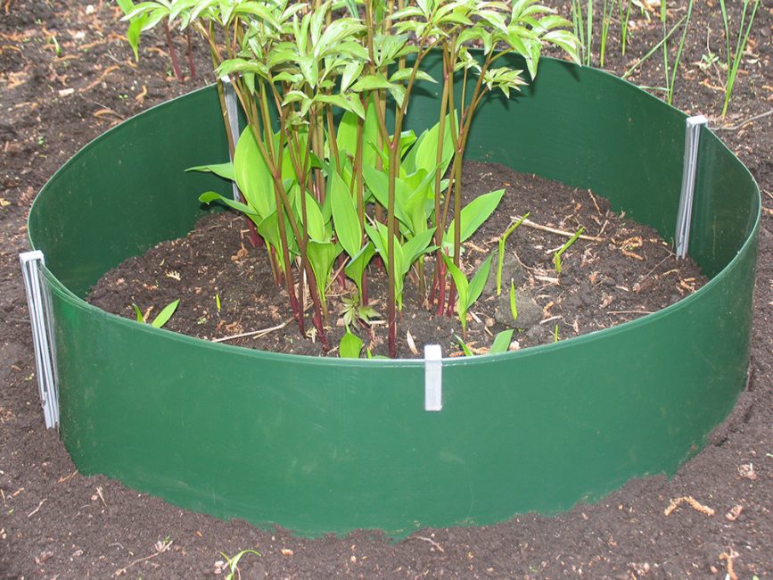 clôture en plastique