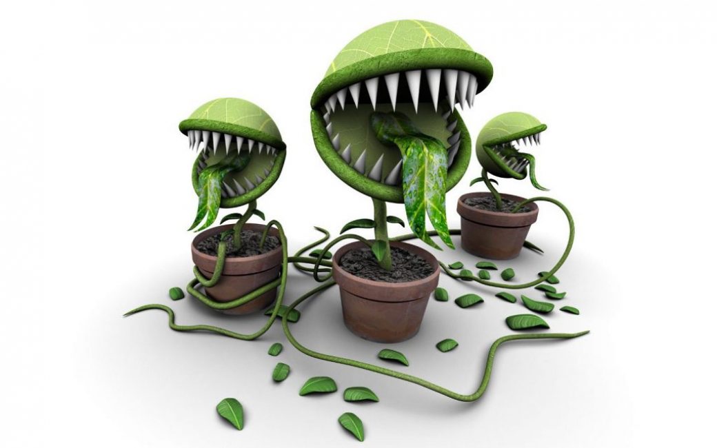 L'apparition de certaines plantes peut provoquer la peur chez un enfant.