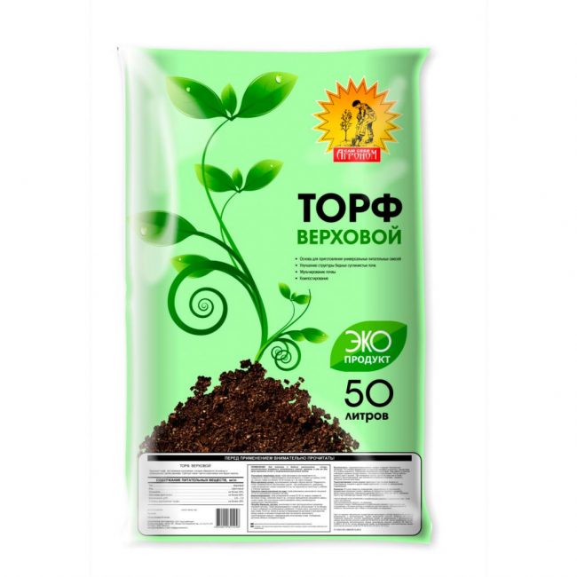 Tourbe de cheval - la base du mélange de sol pour le myrte