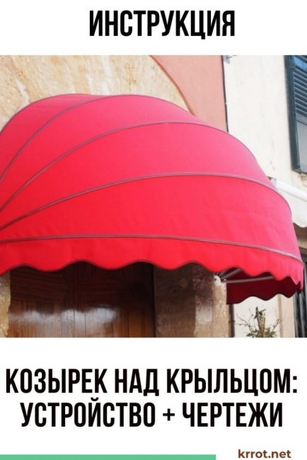 Auvent au-dessus du porche