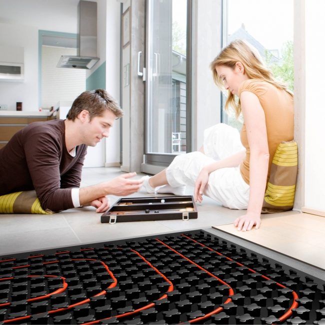 Chauffage au sol - confort dans la maison