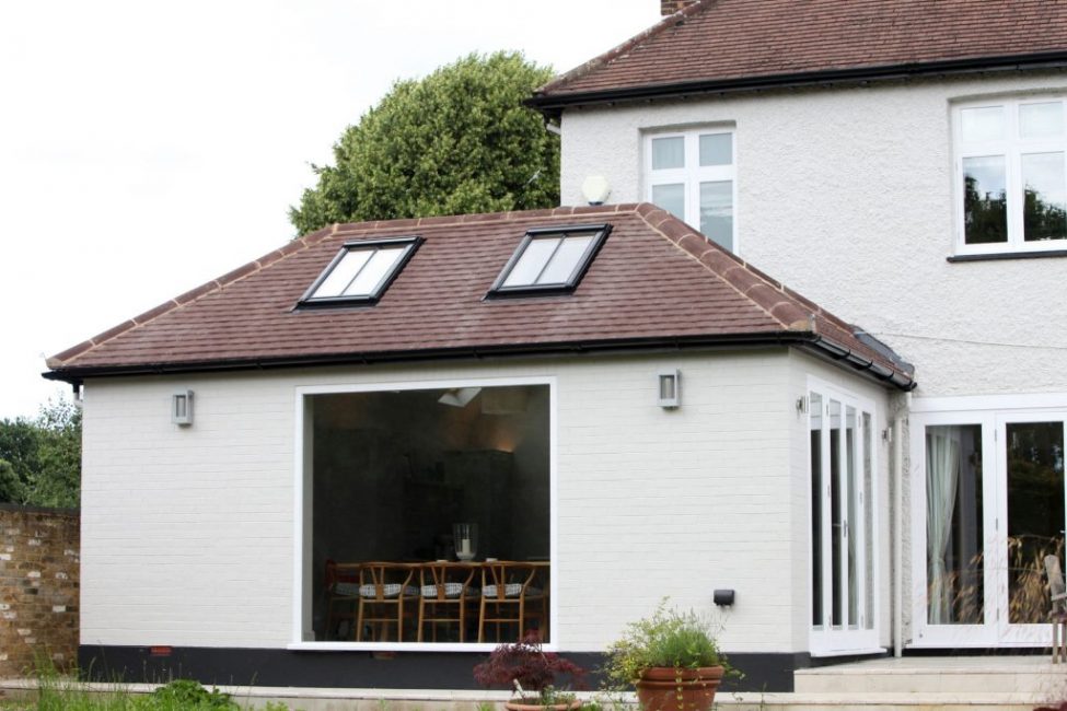 Dépendance plâtrée finie