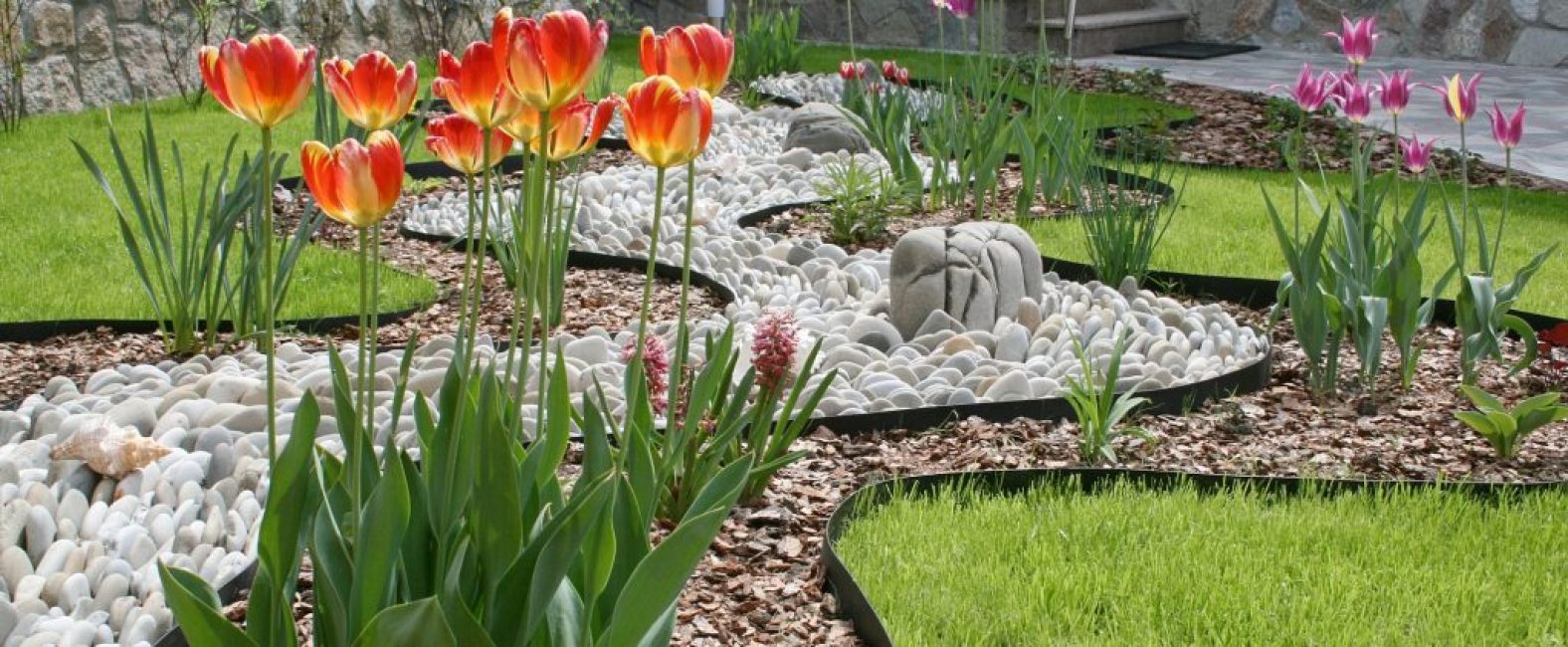 Conception de parterre de fleurs
