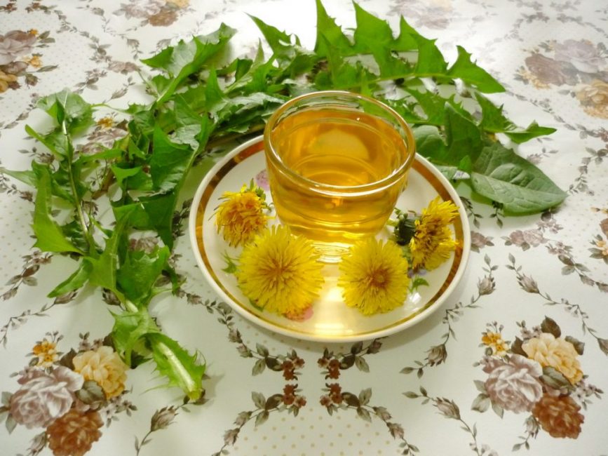 Thé de pissenlit