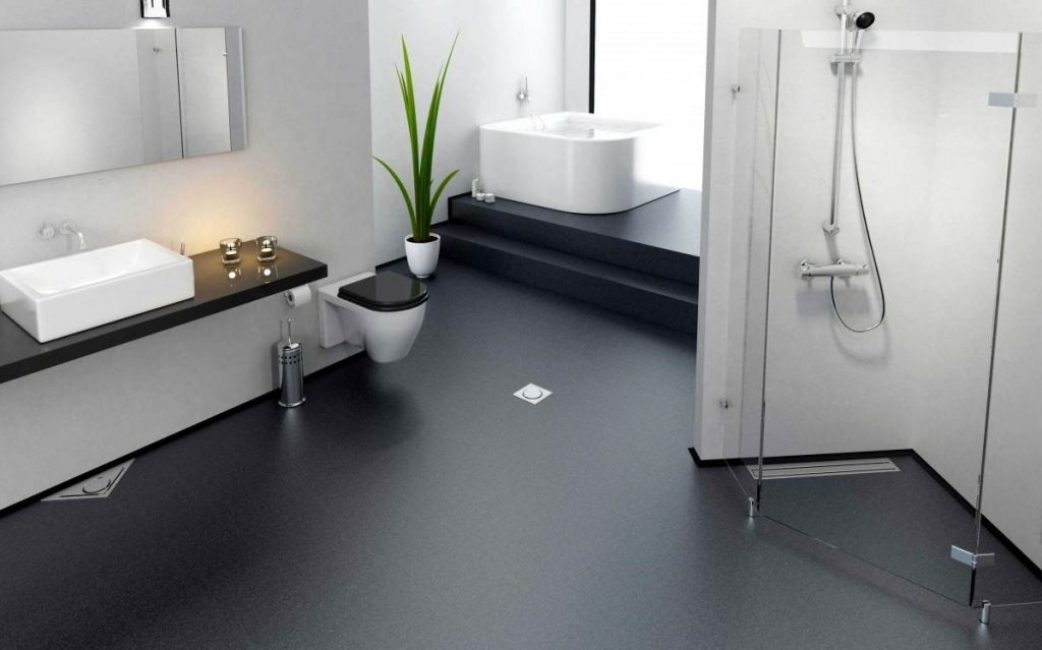 Le sol autonivelant n'a pas de coutures