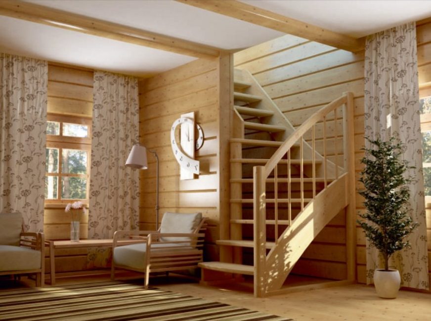 escaliers en bois