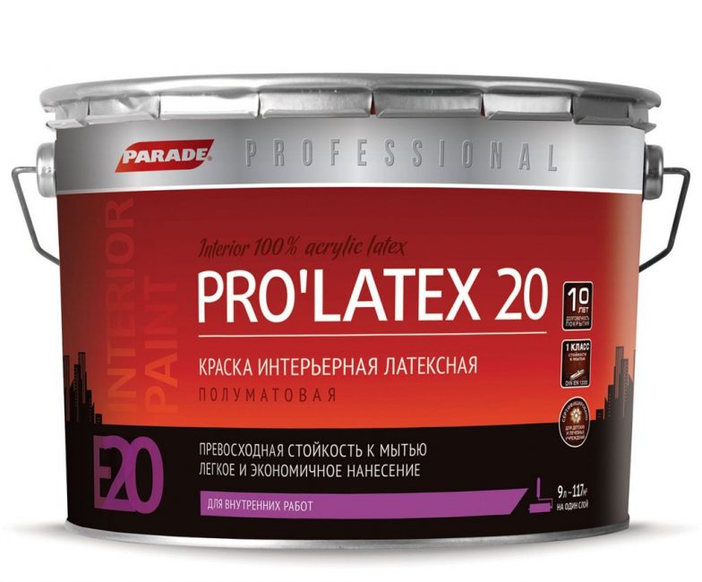 Peinture d'intérieur au latex