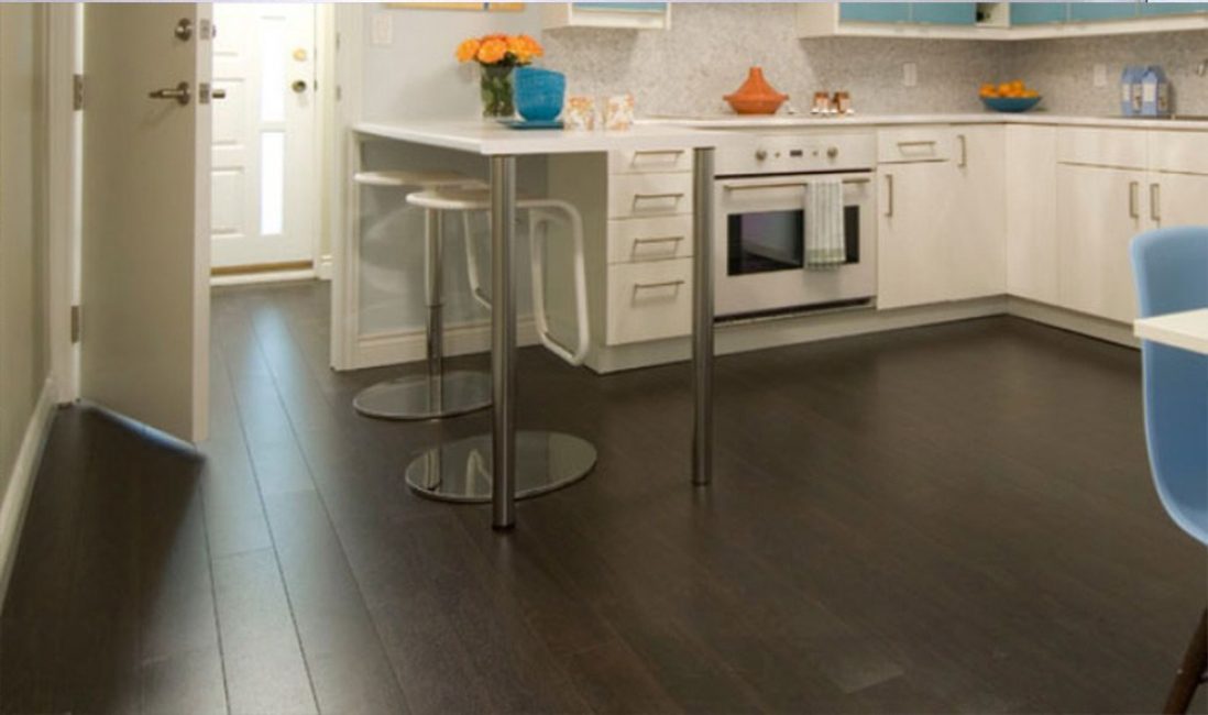 Parquet dans la cuisine