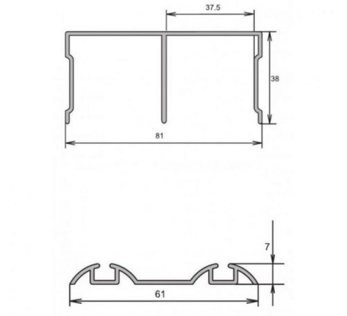 Guides supérieur et inférieur