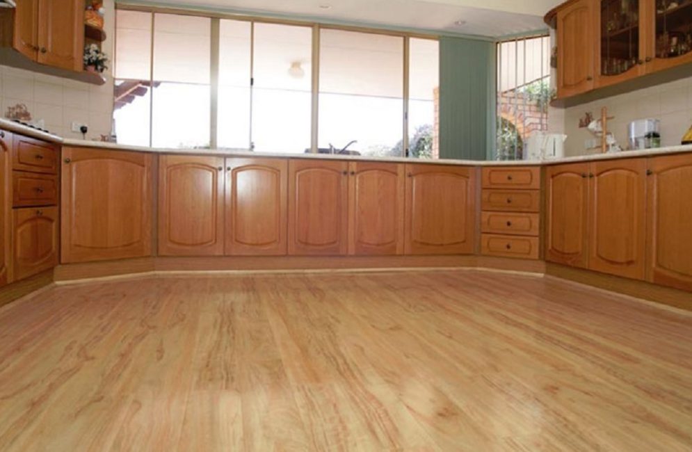 Revêtement de sol dans la cuisine